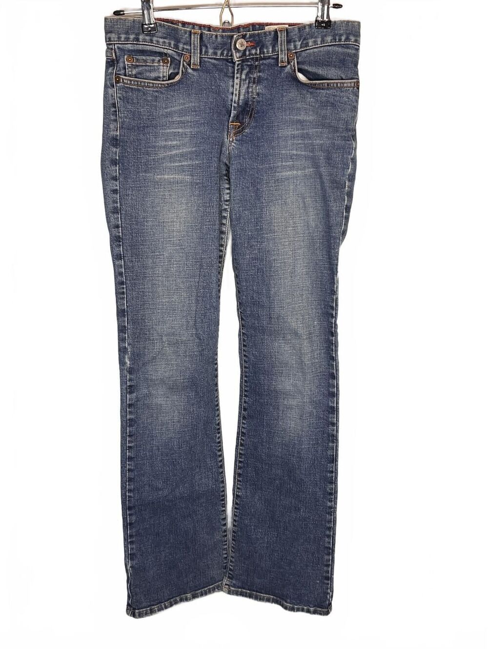 Vintage 90s Lucky Brand Dungarees Made in USA Bootcut Low Rise Jeans Size 6 / 28